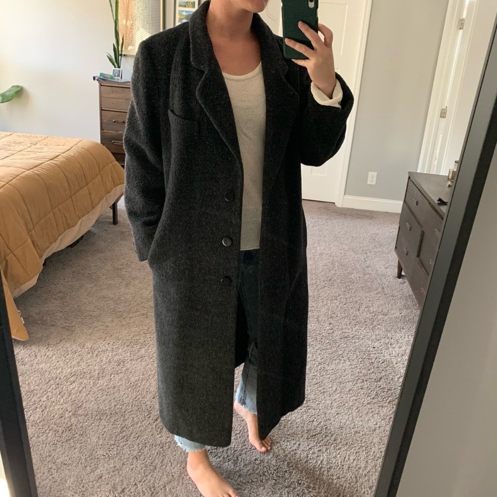 Vintage Cassidy 100% Wool Trench Coat